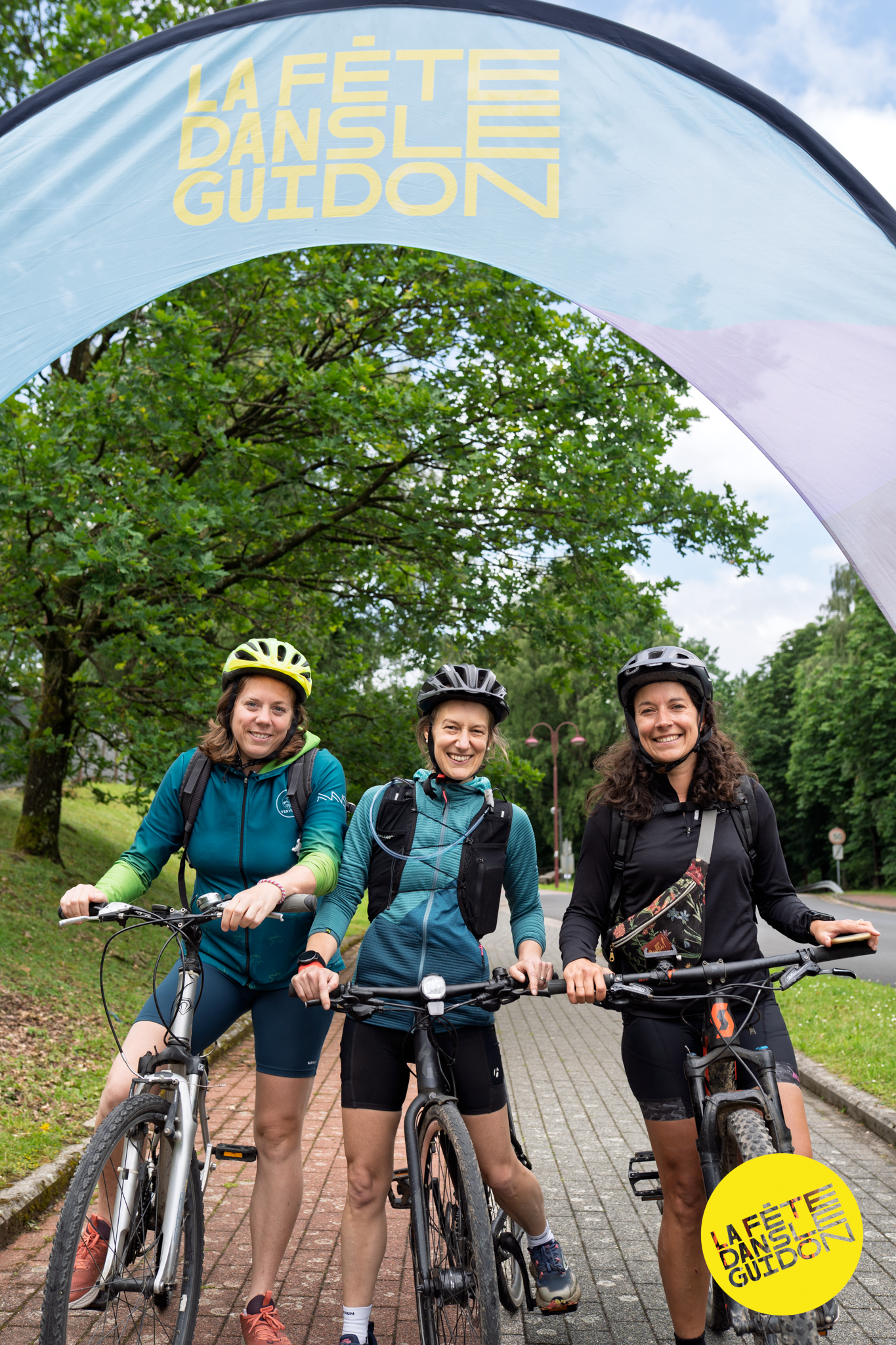 Cyclistes en Haute Ardenne